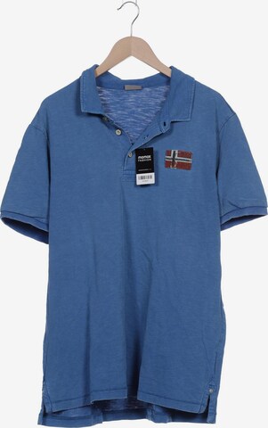 NAPAPIJRI Shirt in XXXL in Blue: front