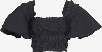 Influencer Bluse in Schwarz: predná strana