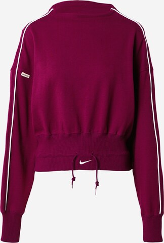 sarkans Nike Sportswear T-Krekls: no priekšpuses
