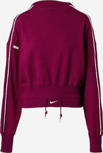 Tricou Nike Sportswear pe roșu vin / alb, Vizualizare produs