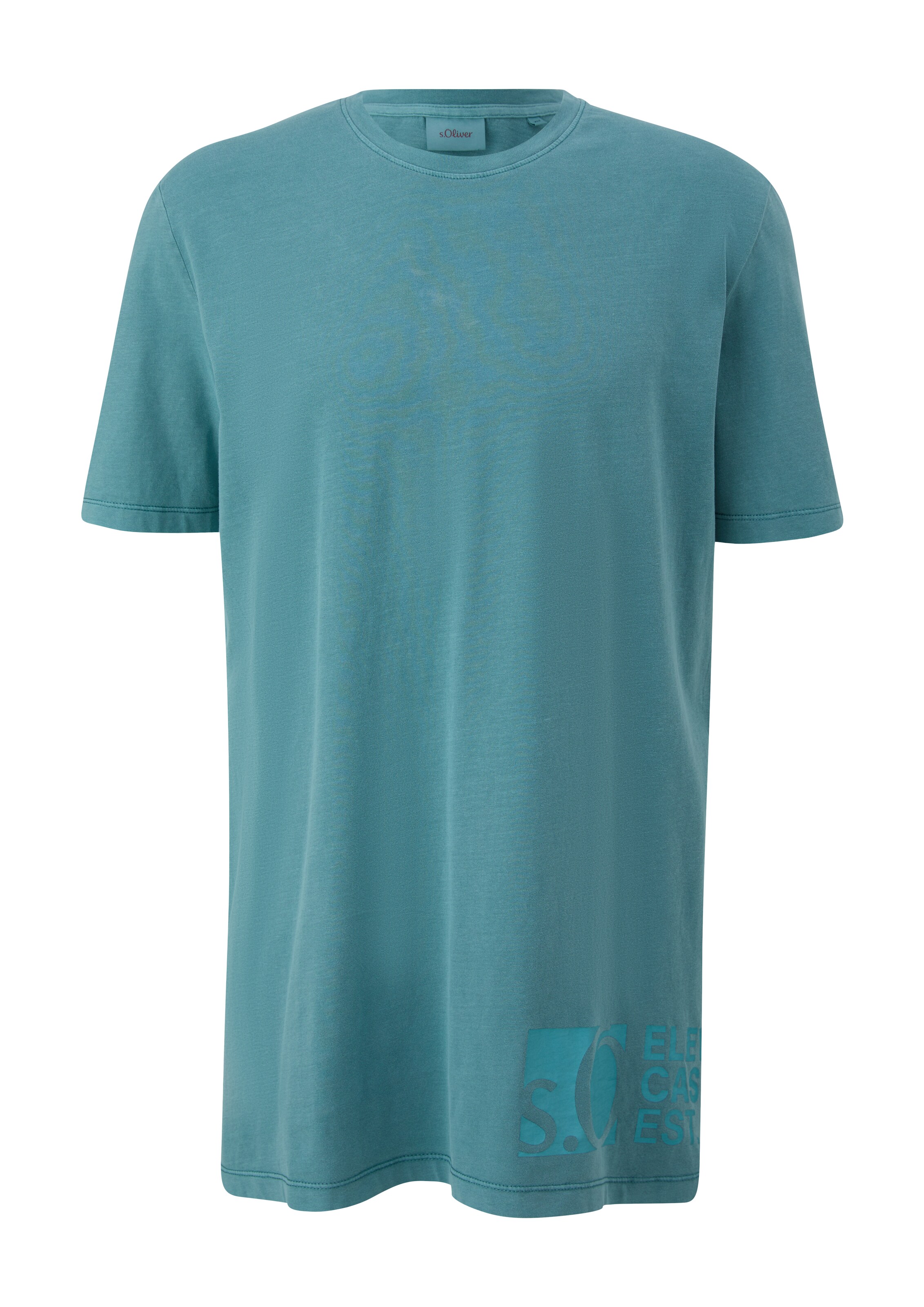 s.Oliver Men Big Sizes Shirt in Grün: Vorderseite