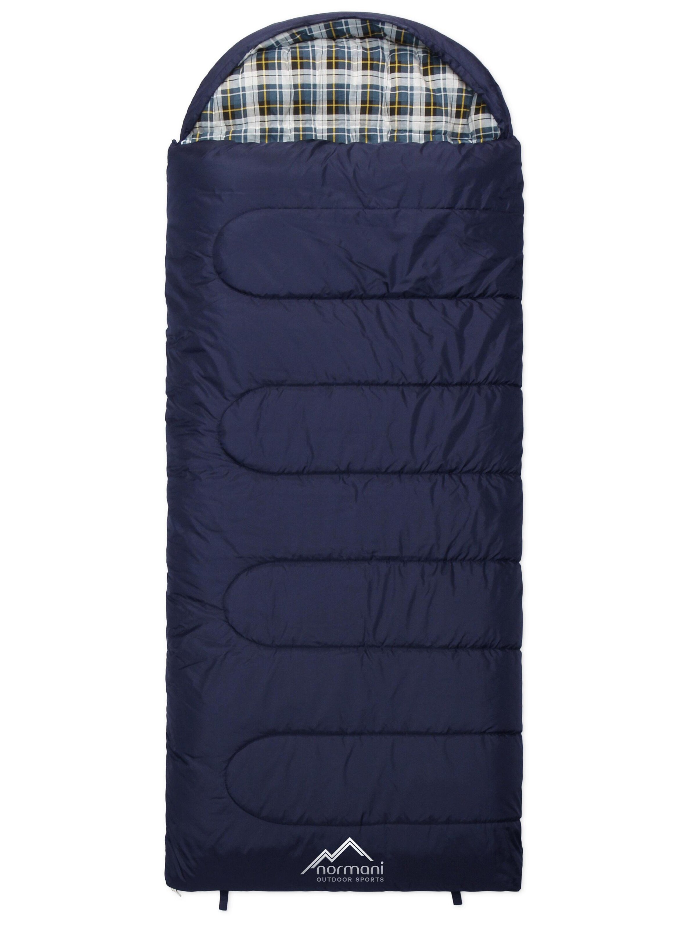 normani Schlafsack 'Antarctica' in Blau: Vorderseite