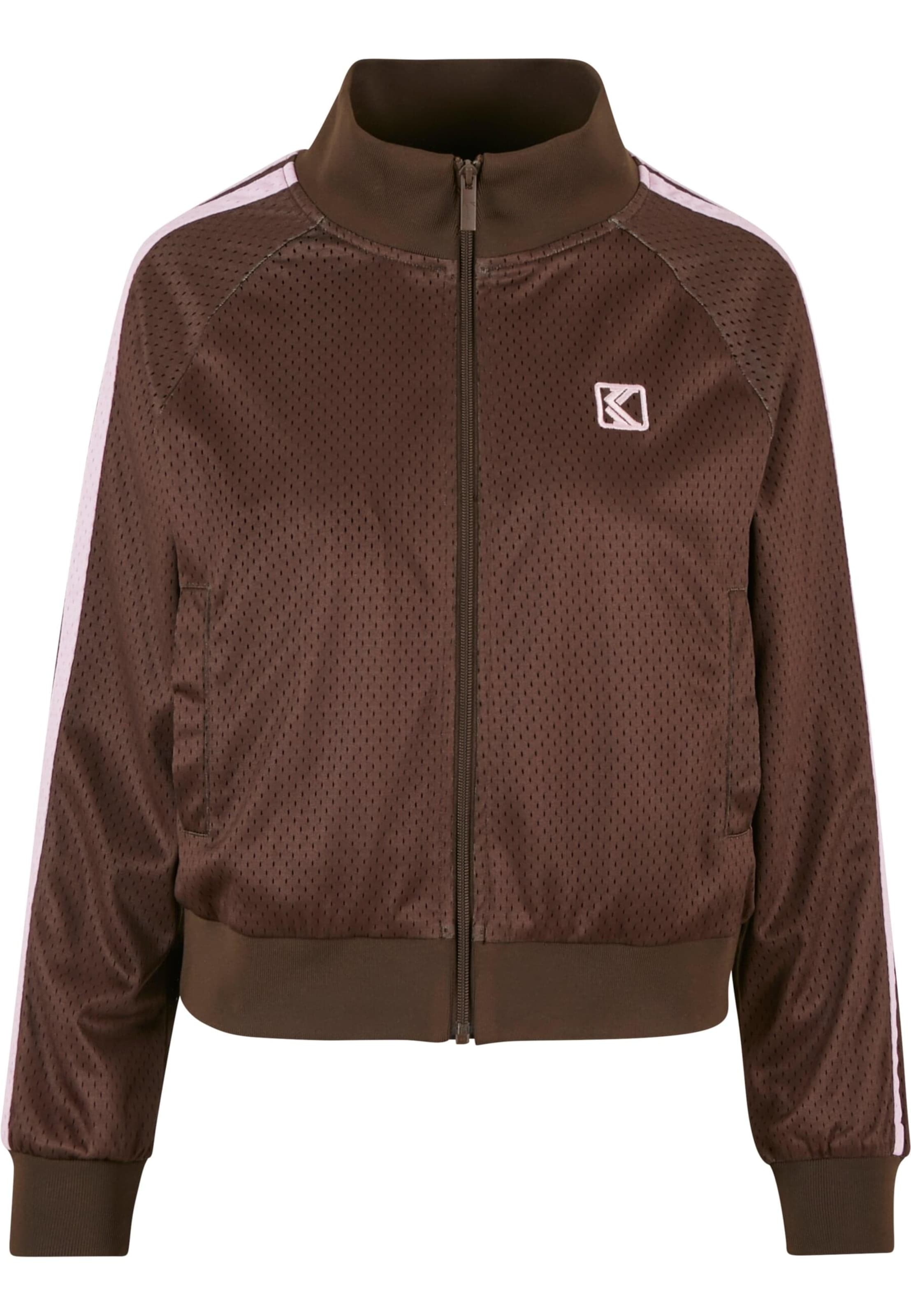 Karl Kani Between-Season Jacket in Brown: front
