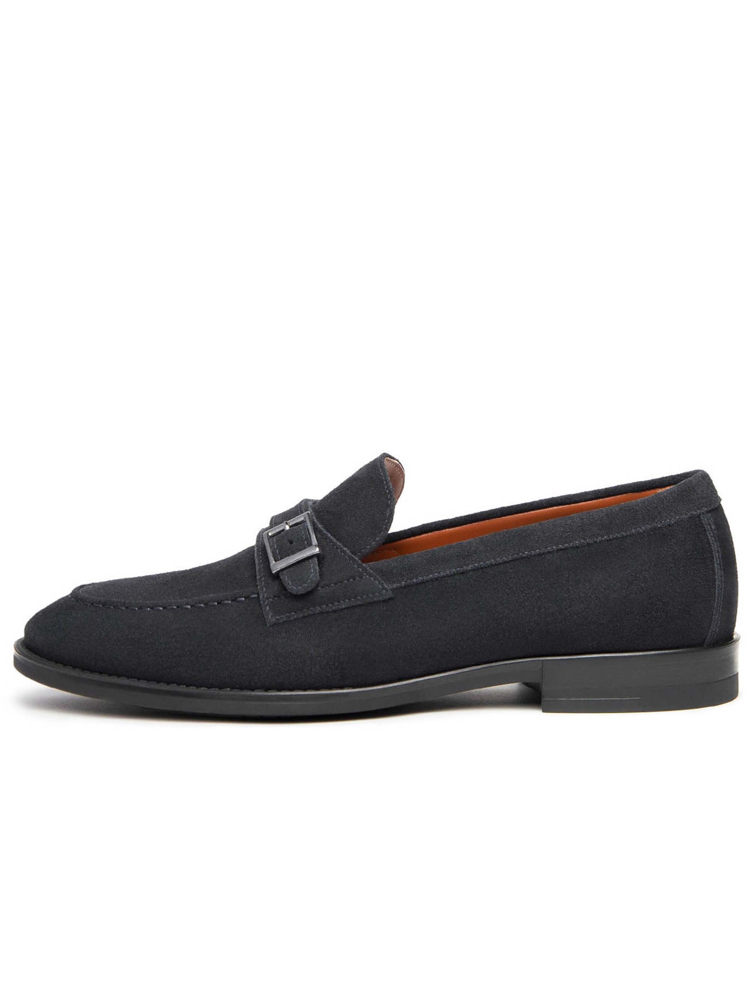 Nero Giardini Mokassin 'Arold 139' in Blau: Vorderseite