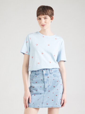 T-shirt 'VMPAULINA' VERO MODA en bleu : devant