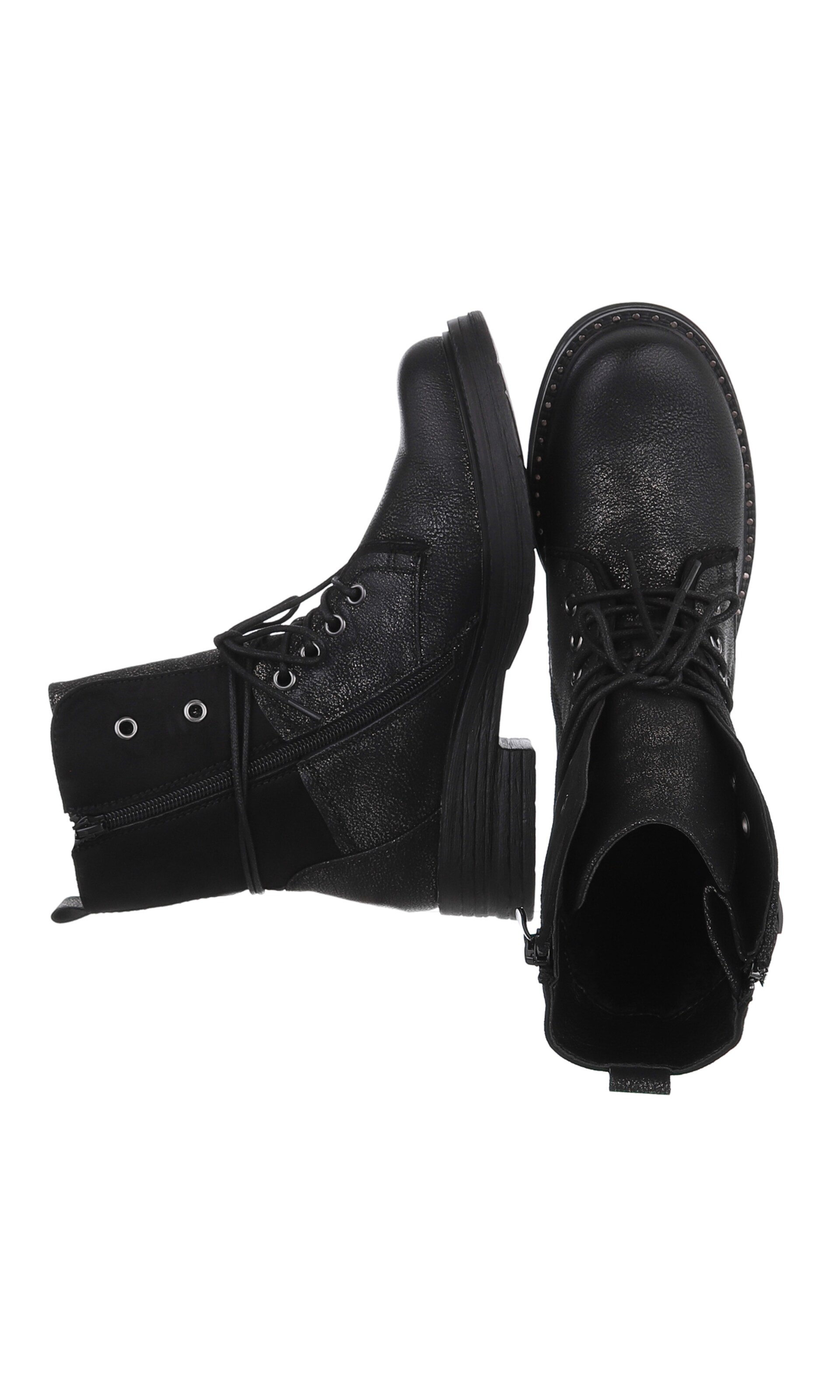 Ital-Design Stiefeletten in Schwarz
