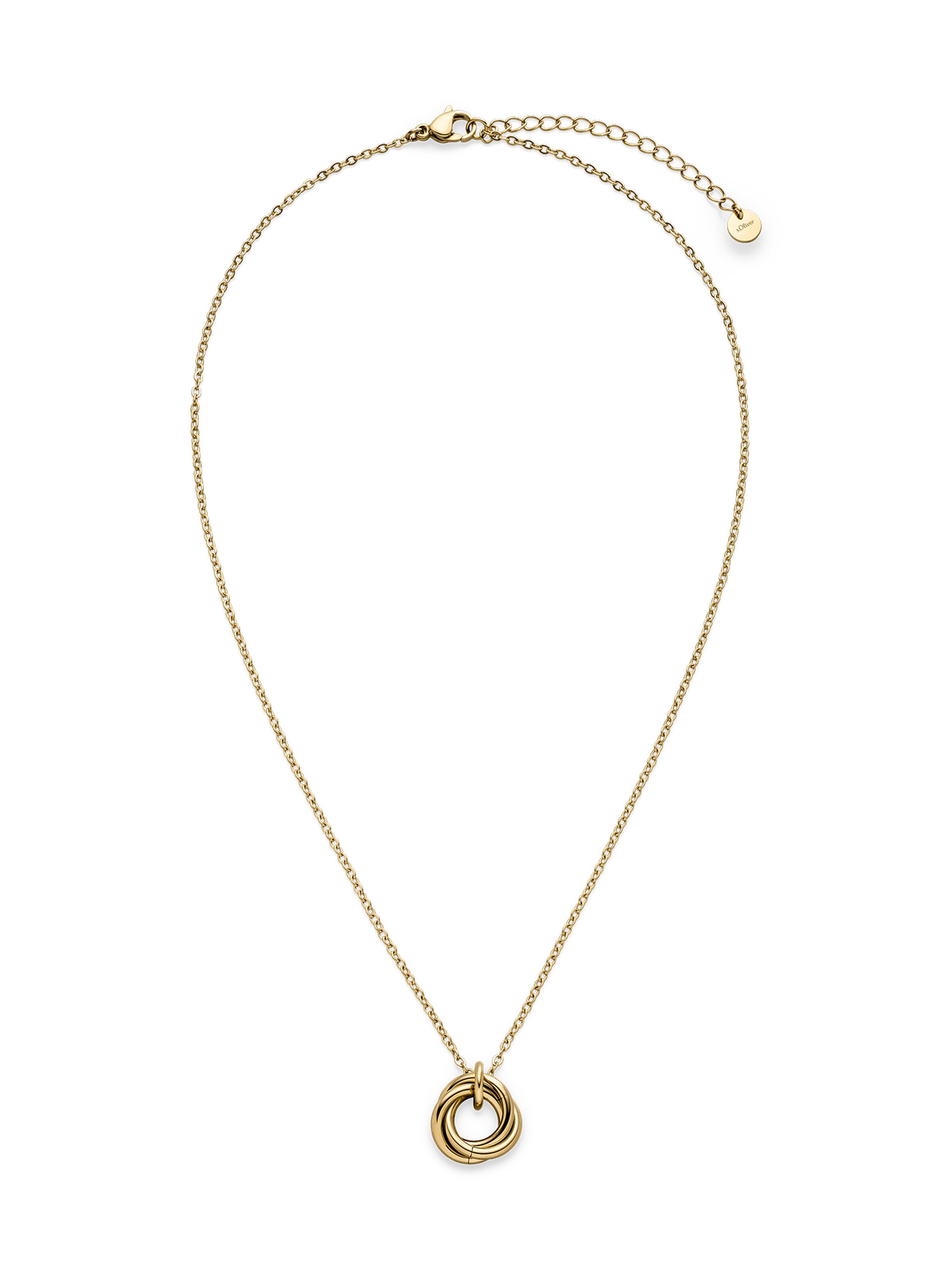 s.Oliver Halskette in Gold: Vorderseite