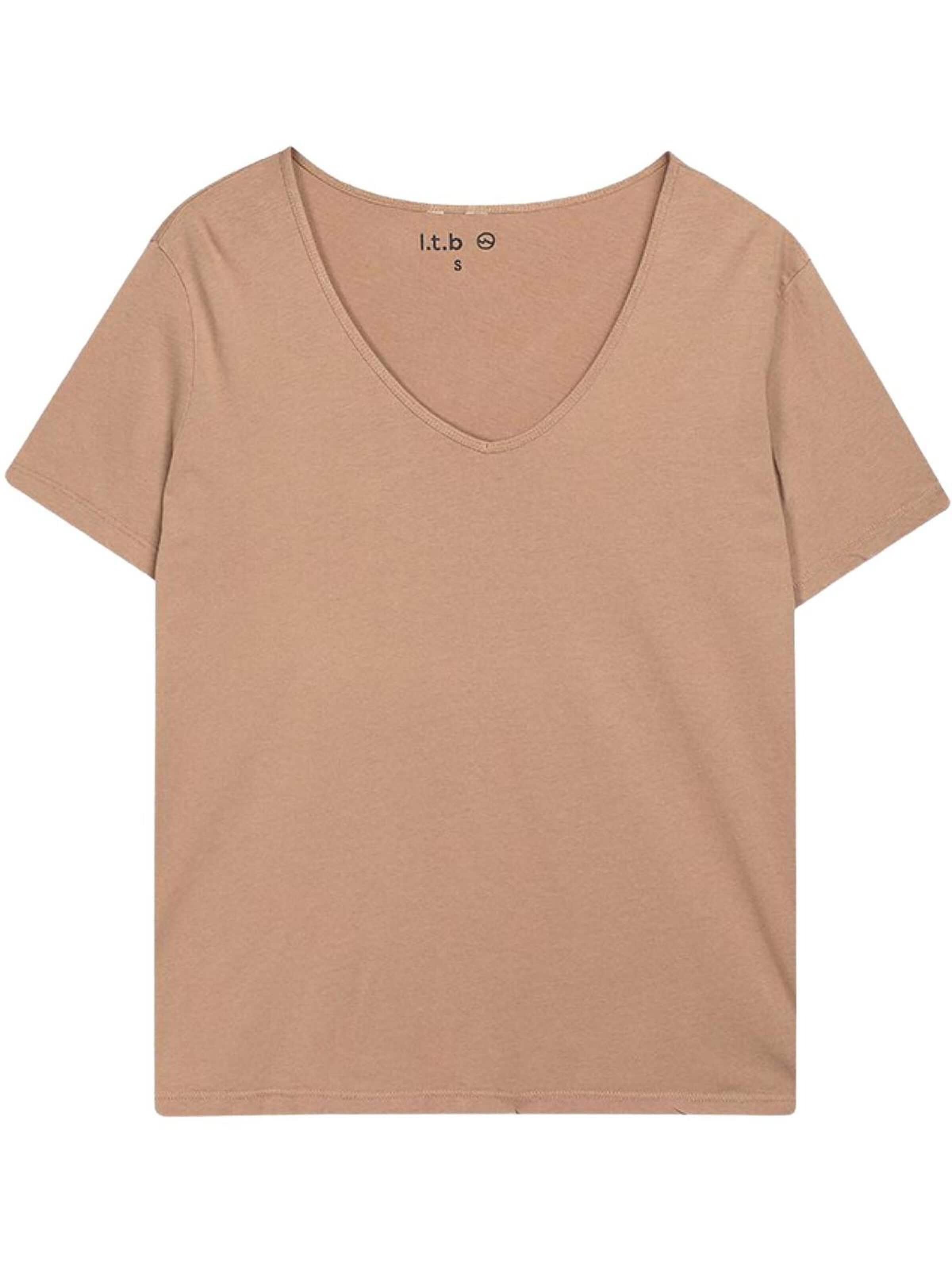 LTB Jeans - Camiseta en marrón: frente
