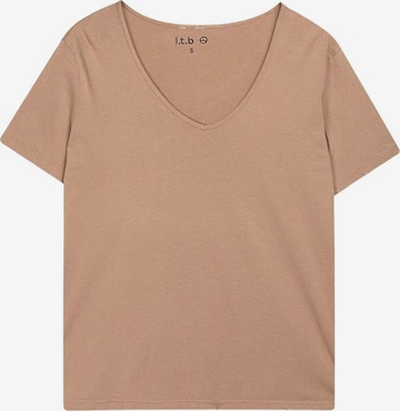 LTB Jeans - Camiseta en marrón: frente