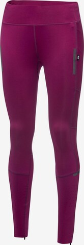 GORE WEAR Skinny Workout Pants 'Impulse' in Purple