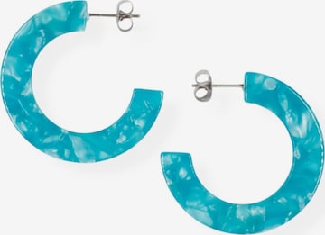 Fräulein Wunder - Brincos 'Acetat Abby' em azul: frente