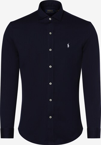 Polo Ralph Lauren Regular fit Overhemd in Blauw: voorkant