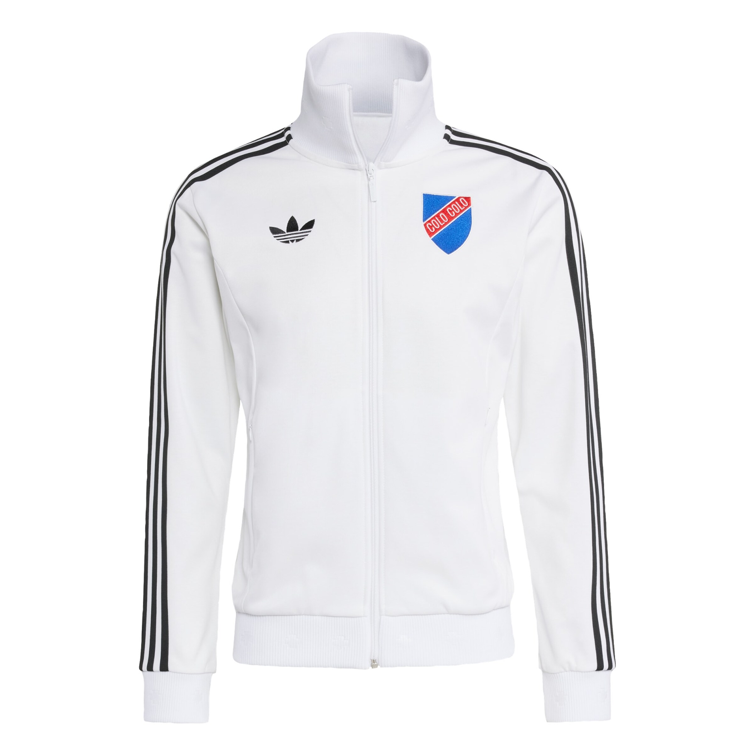ADIDAS ORIGINALS - Sudadera con cremallera 'Colo-Colo Anniversary' en blanco: frente