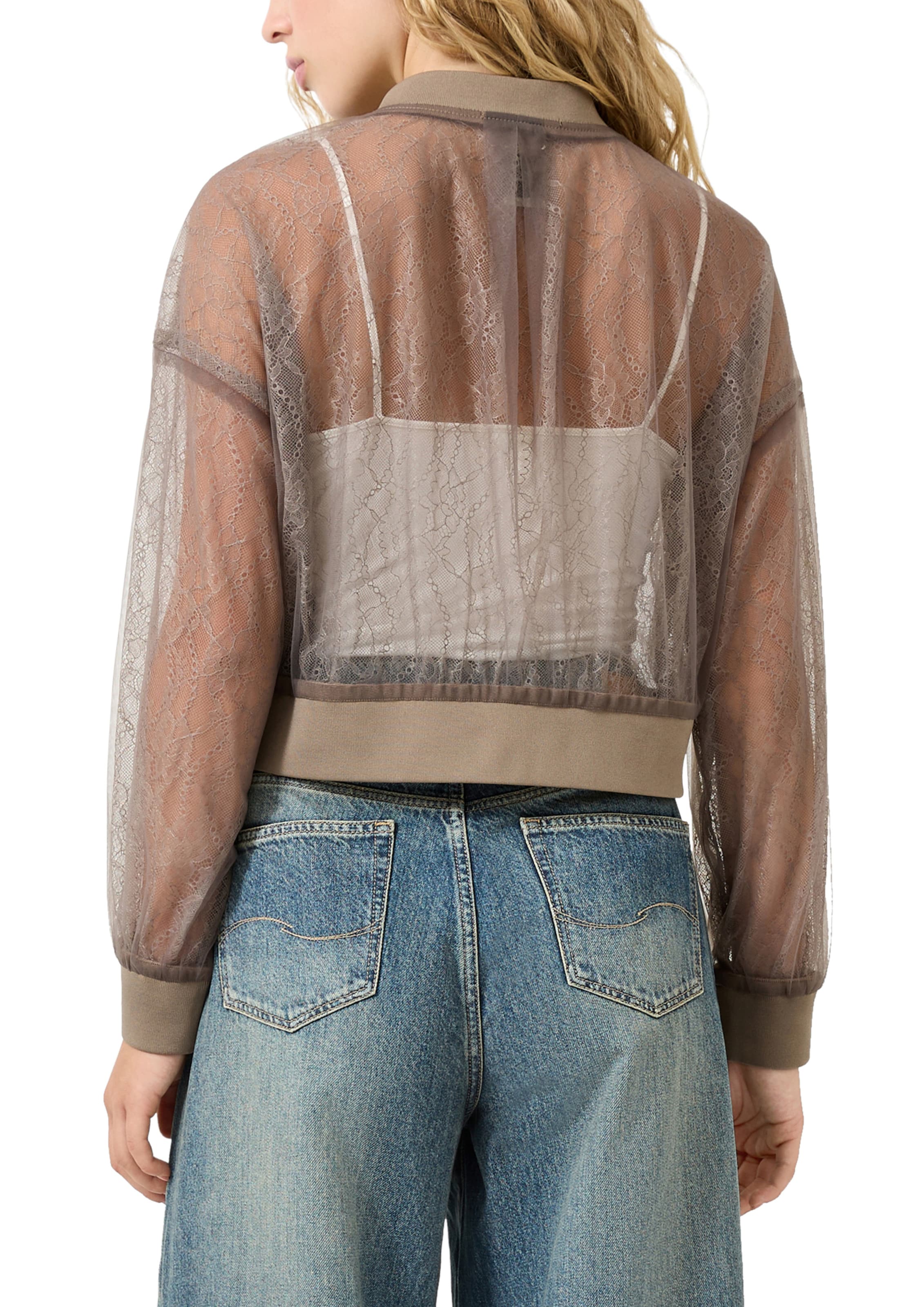 Veste mi-saison QS en marron