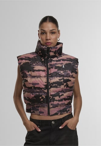 Dangerous DNGRS Weste in Pink: Vorderseite