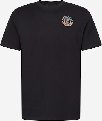 ELEMENTTehnička sportska majica - crna boja: prednji dio