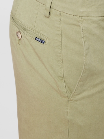 Hackett London - Slimfit Calças chino 'KENSINGTON' em verde