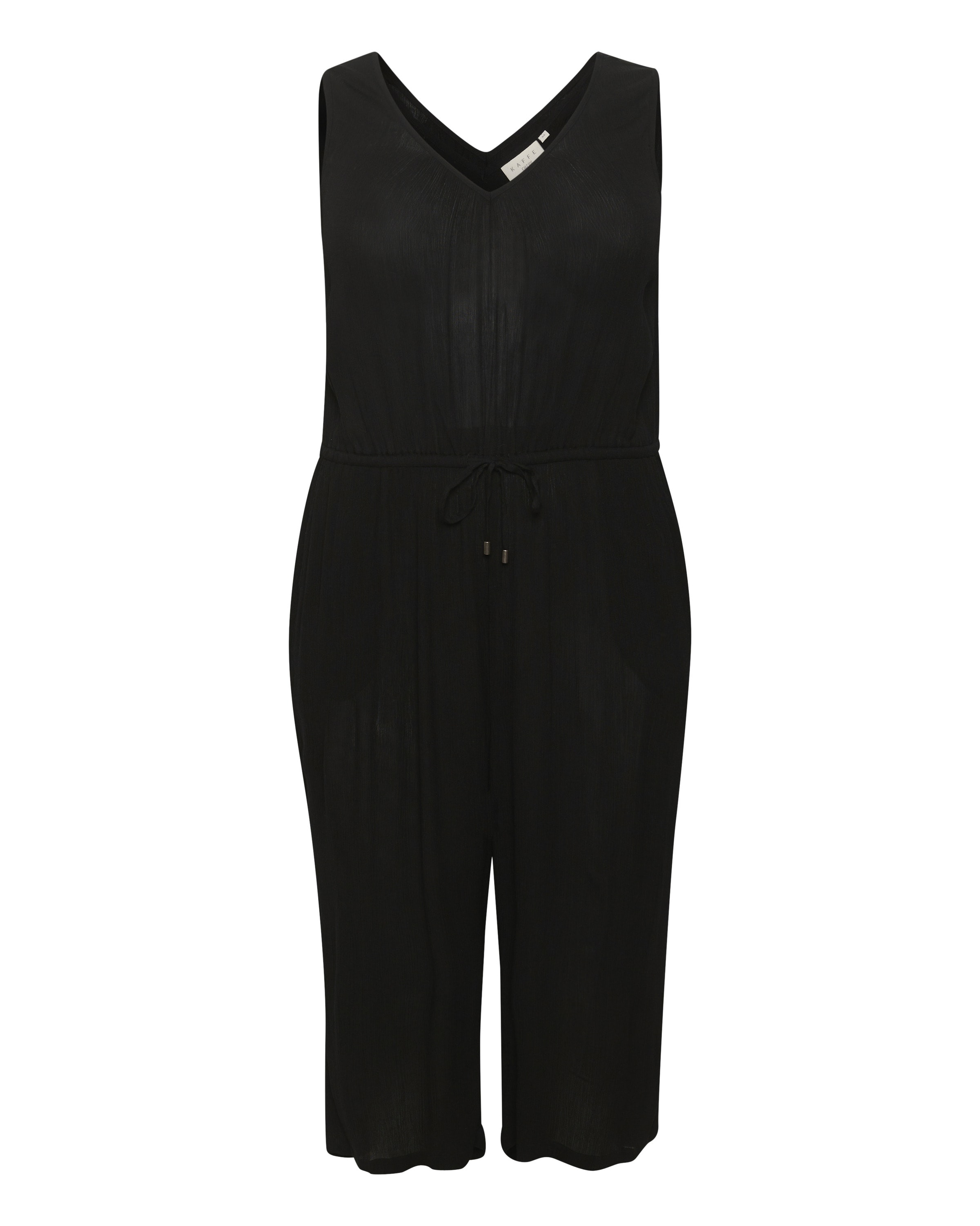 KAFFE CURVE Jumpsuit in Black: front