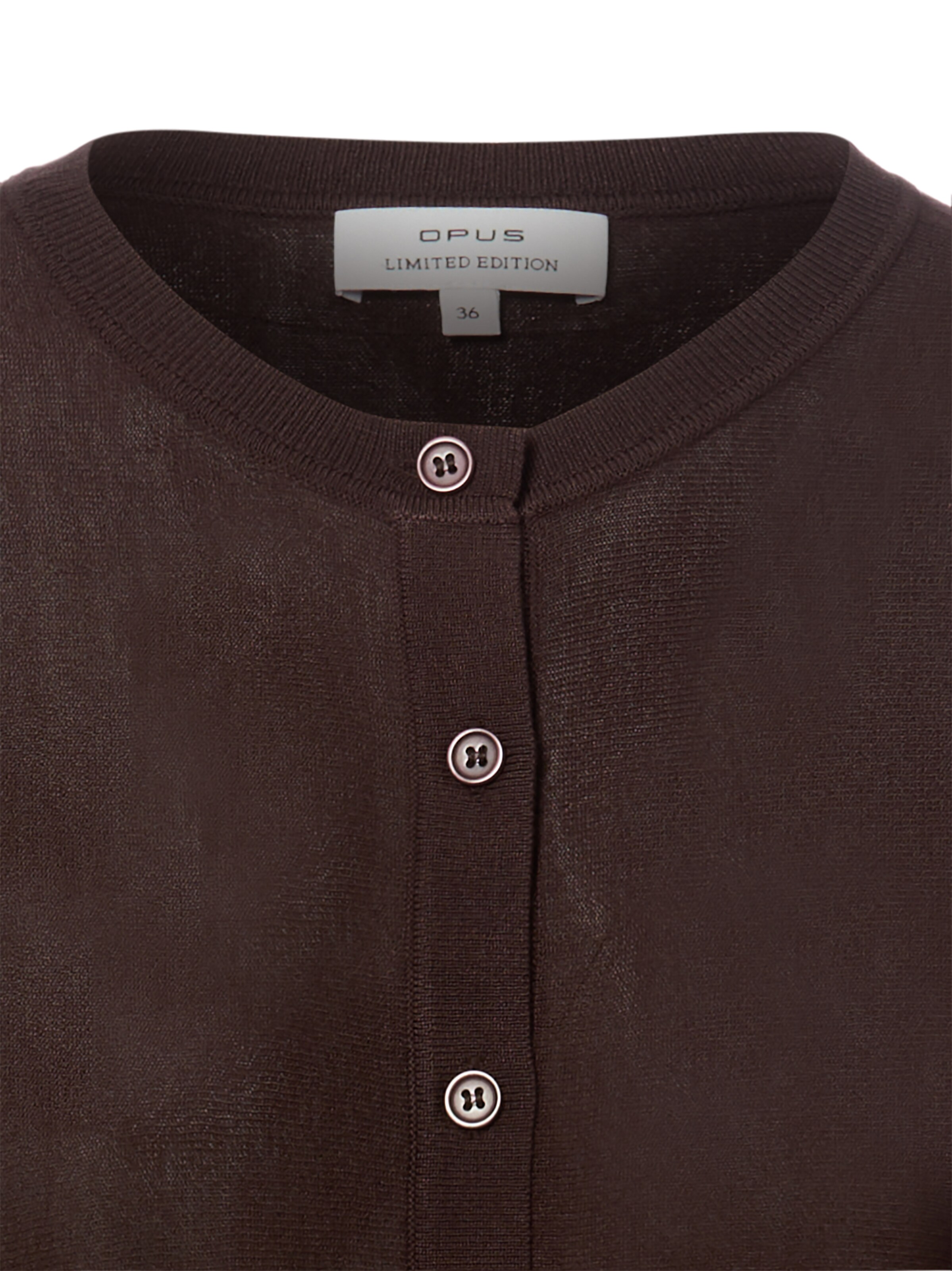OPUS Knit Cardigan in Brown