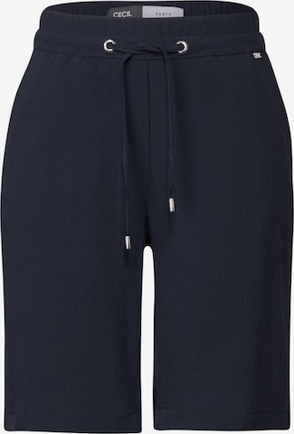 CECIL Loosefit Shorts in Blau: Vorderseite