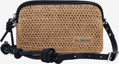 Rankinė su ilgu dirželiu iš Desigual, spalva – smėlio spalva / juoda, Prekių apžvalga