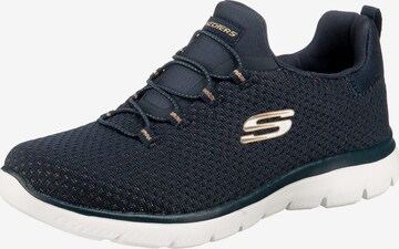 SKECHERS Belebújós cipők - kék: elől