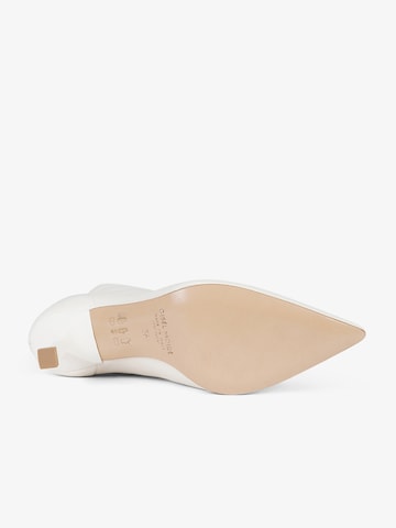 GISEL MOIRE - Botas pelo tornozelo 'Elise' em branco