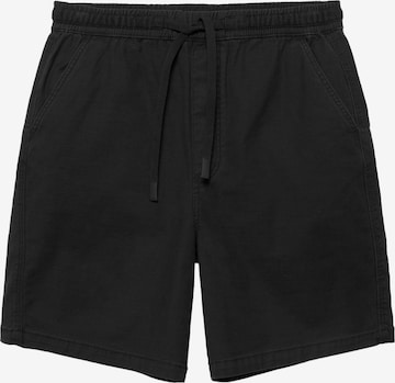 Pull&Bear Loosefit Kalhoty – černá: přední strana