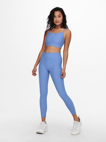 ONLY PLAY Skinny Workout Pants 'Janis' in Smoke Blue