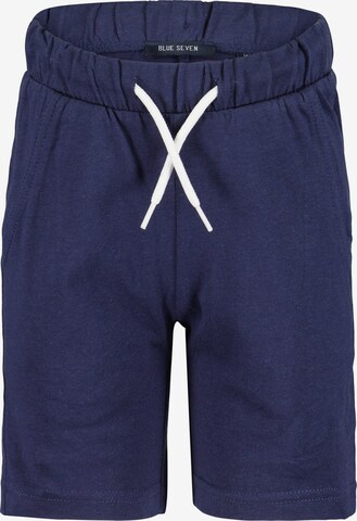 BLUE SEVEN Housut värissä sininen: etupuoli