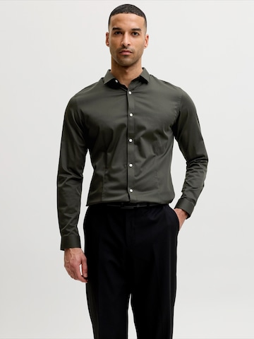 Jack & Jones Premium Πουκάμισο 'JJPRPARMA' σε πράσινο: μπροστά