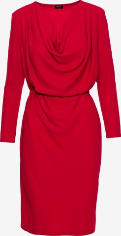 Stylove Sukienka 'Sukienka z drapowanym dekoltem' w kolorze czerwony: przód