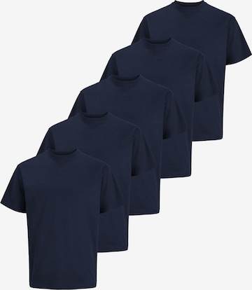 JACK & JONES Shirt 'Organic Relaxed' in Blue: front