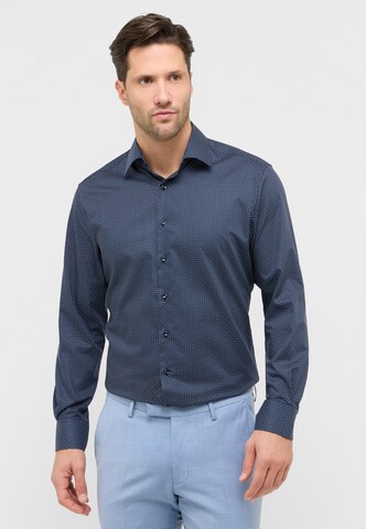 ETERNA Regular fit Button Up Shirt in Blue: front