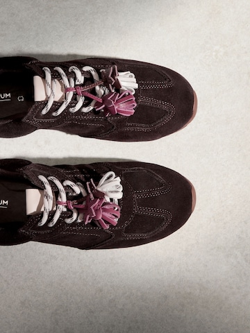 Next Rövid szárú sportcipők 'N. Premium' - barna