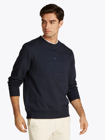 TOMMY HILFIGER Sweatshirt in Blauw: voorkant