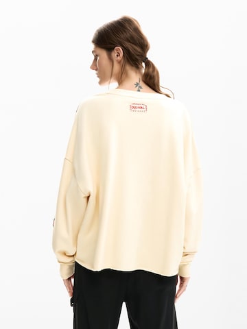 Desigual Tréning póló 'Mickey and Minnie Mouse™' - bézs