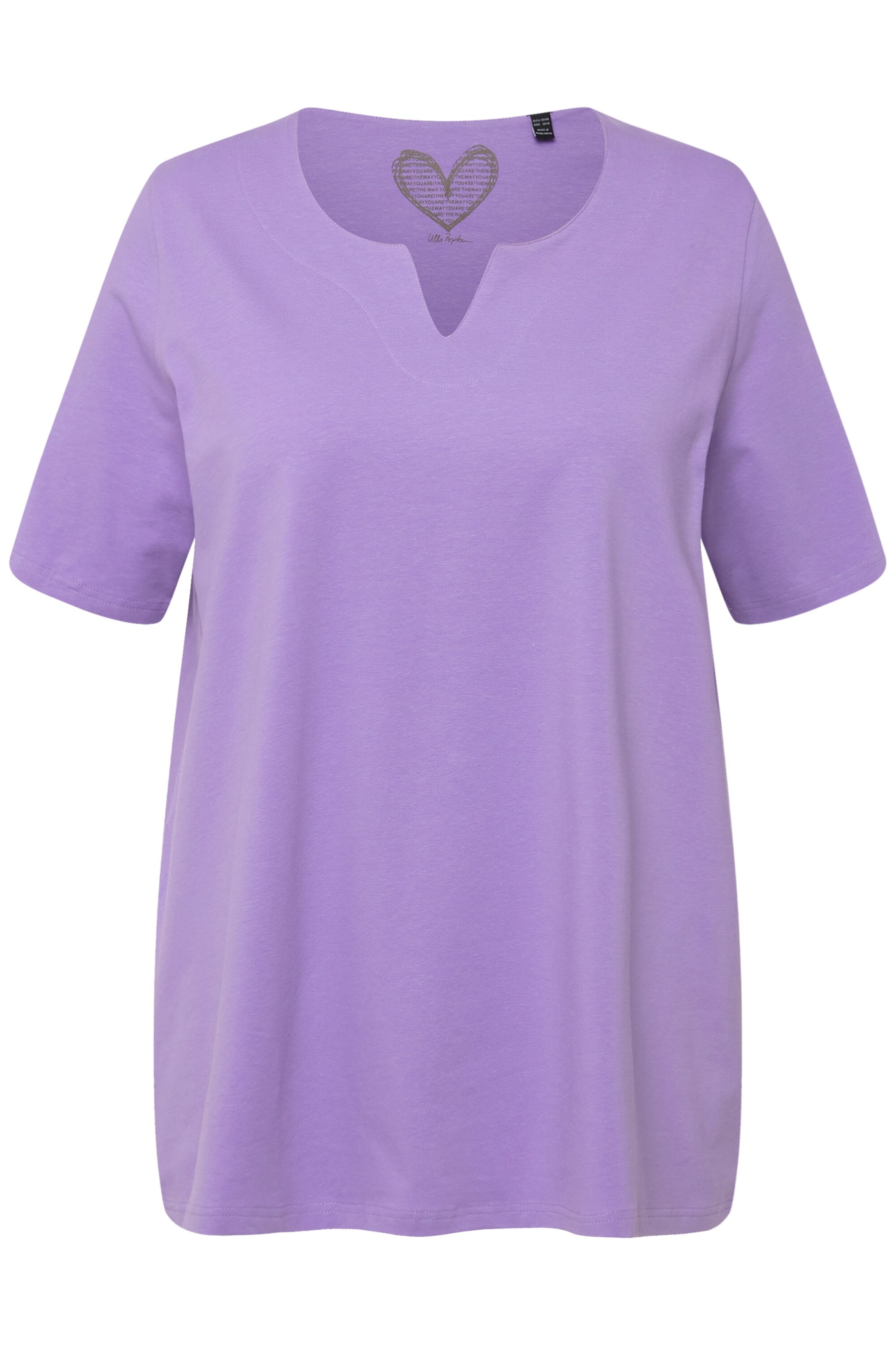 Ulla Popken Shirt in Lila: voorkant