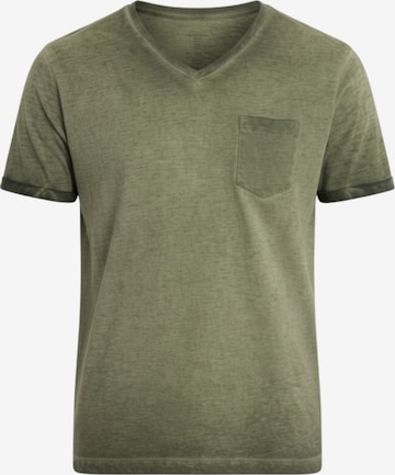 Ombre Shirt in Green: front