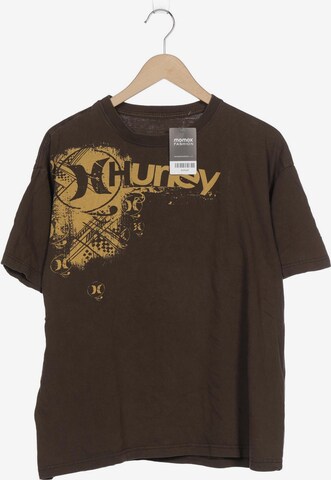 Hurley Shirt in XL in Brown: front