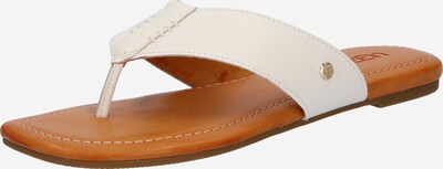 Flip-flops 'Carey' UGG pe alb murdar, Vizualizare produs