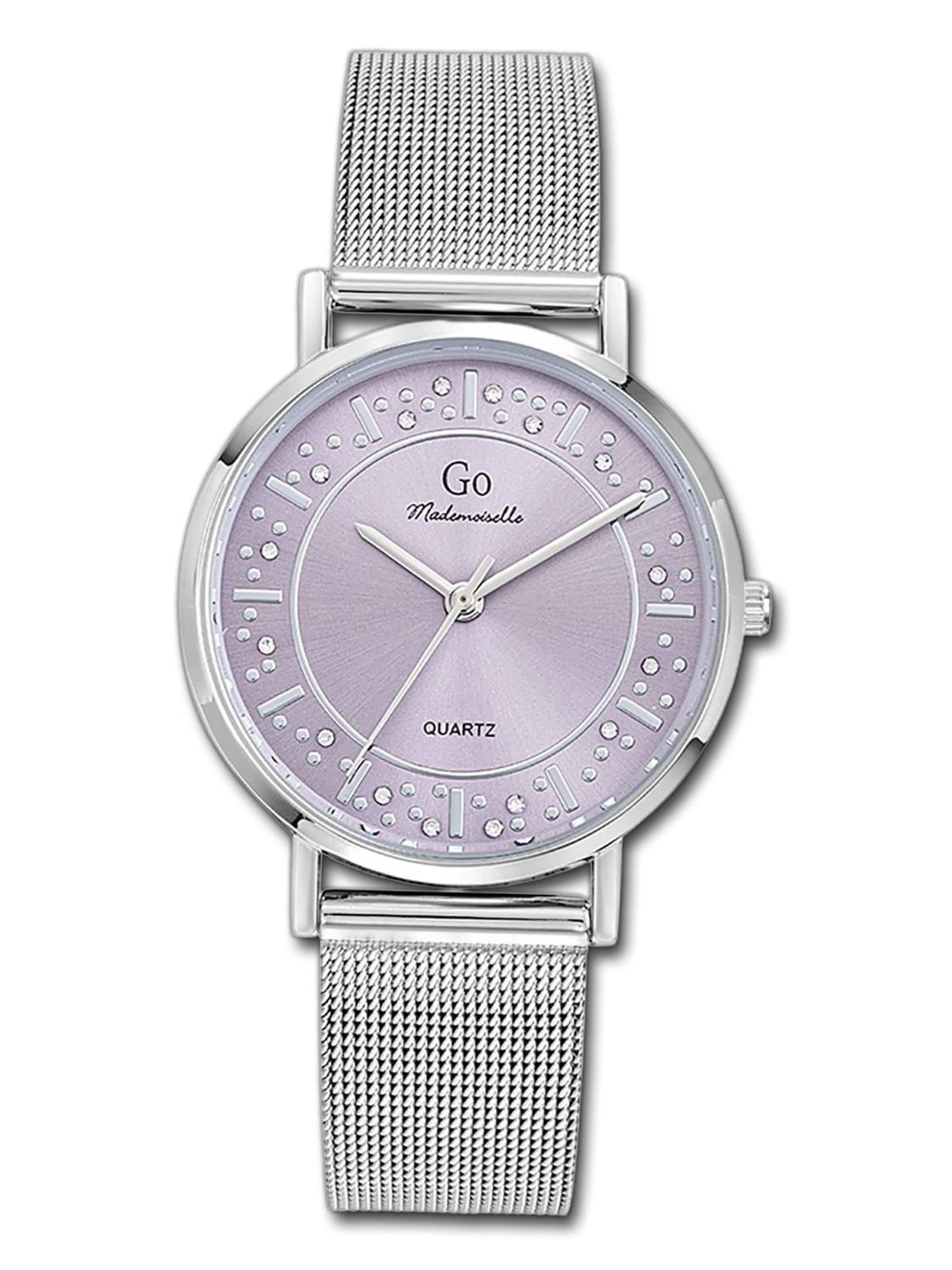 GO GirlOnly Analog Watch in Silver: front