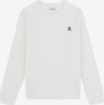 Sweat-shirt Scalpers en beige : devant