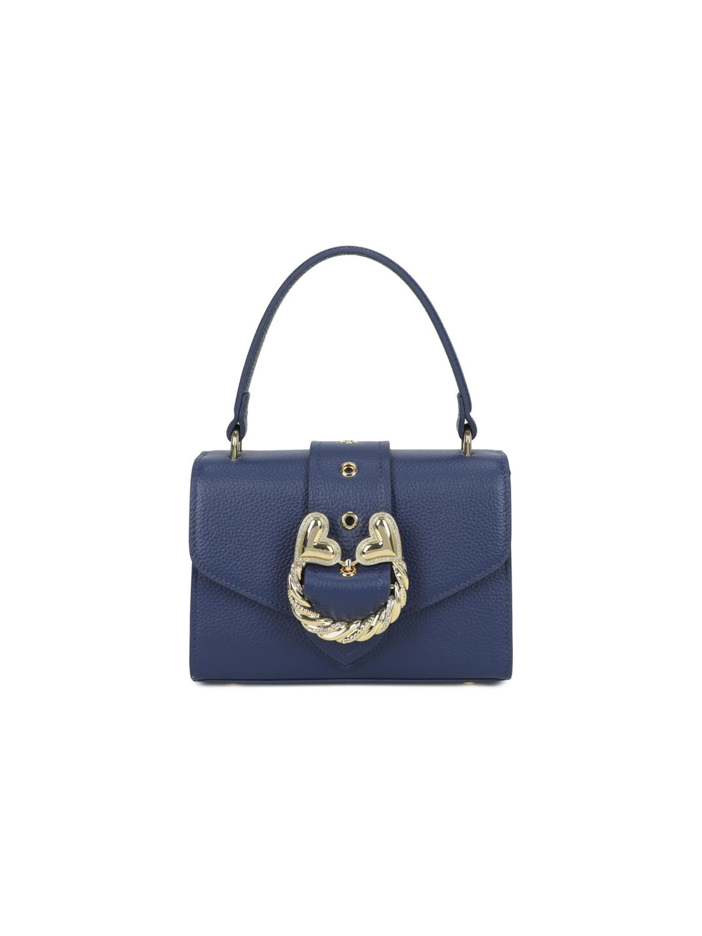 Borsa a mano 'Baroque' di Braccialini in blu: frontale