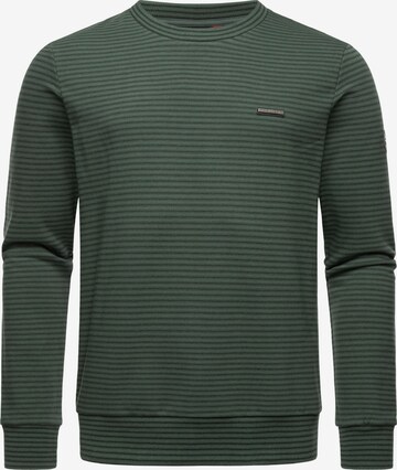 Ragwear Sweatshirt 'Geron' in Green: front