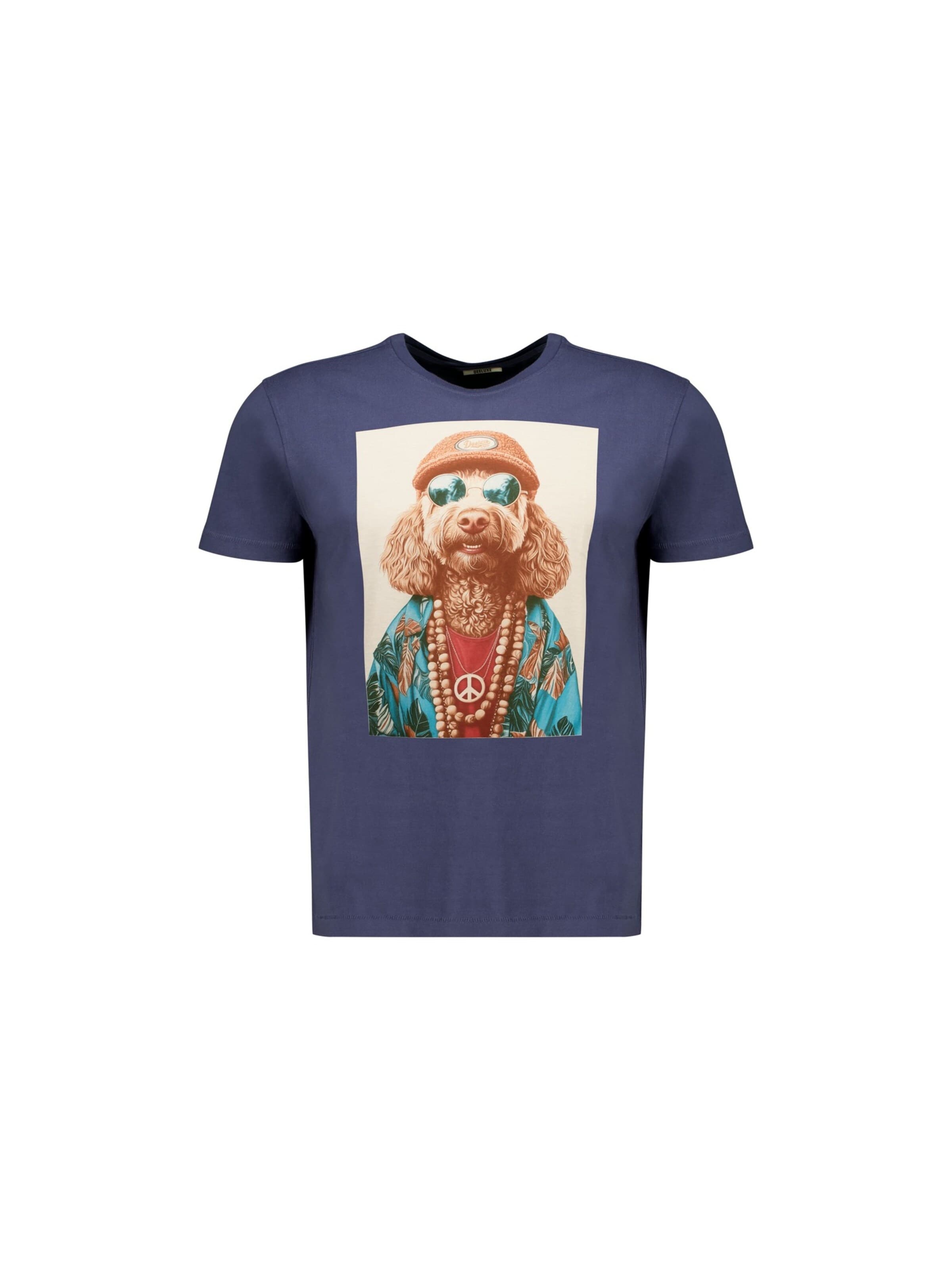 Deeluxe Shirt in Blauw: voorkant