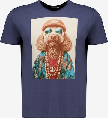 Deeluxe Shirt in Blau: Vorderseite