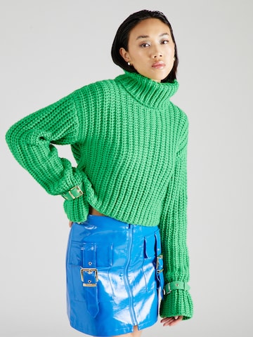 Hoermanseder x About You Sweater 'Eike' in Green: front
