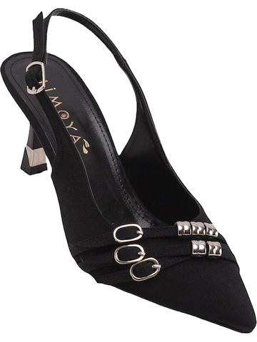 Limoya Slingback Pumps 'Rosig' in Black: front