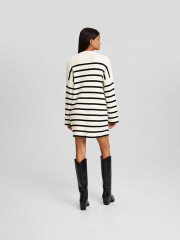 Bershka Knit dress in Beige